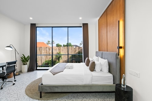 Canggu Sleek 2BR Villa | Pool, Near Nelayan Beach