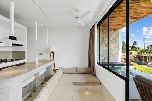 Canggu 1BR Balcony Pool Apart near Pererenan Beach