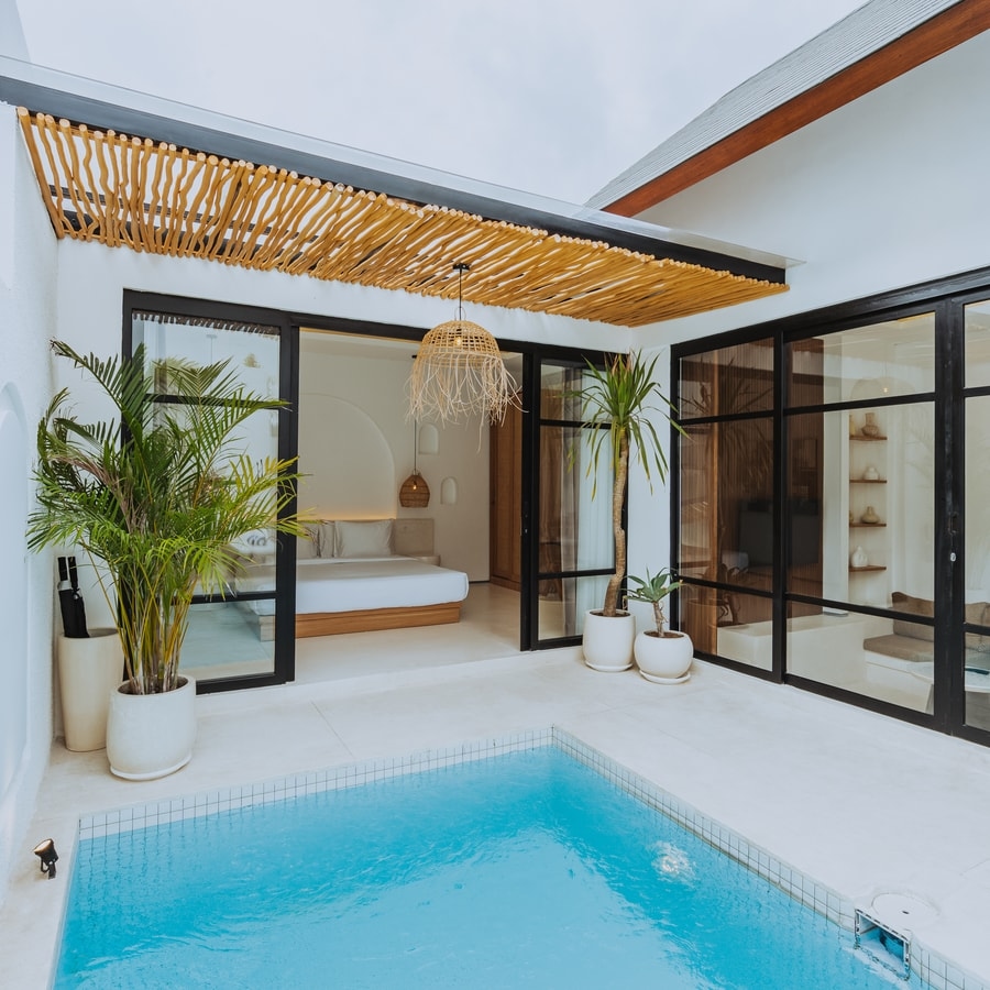 1BR Mediterranean Villa Canggu | Pool & Bathtub
