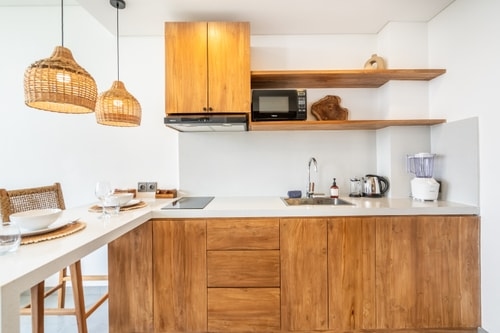 1BR Chic Coastline Suite | Gym, near Nelayan Beach