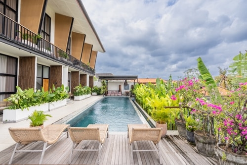 Karra 3 - 1BR Apartment with Infinity Pool, Canggu