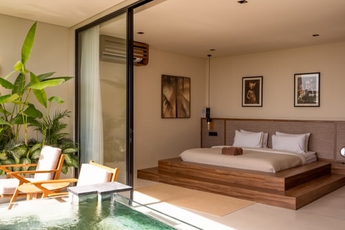 Designer 1BR Studio | Pool & Paddy Views Balcony