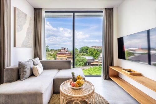 1BR Chic Coastline Suite | Gym, near Nelayan Beach