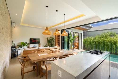 Canggu Luxe 4BR Villa | Pool, Gym & Paddy View