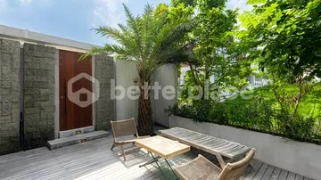 A Rice Field View, 3-Bedroom Villa for Yearly Rental in Kedungu, a Few Minutes to the Beach