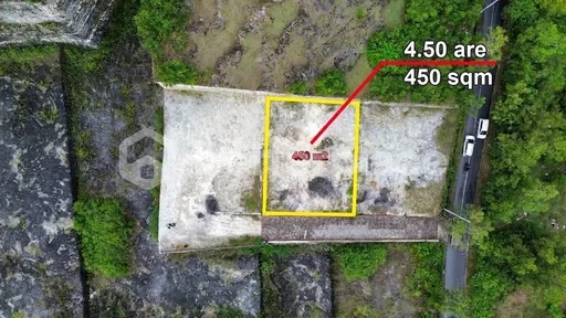 Strategic Leasehold 450 sqm Land Opportunity Near Melasti Beach – Premium Bukit Ungasan Parcel Ideal for Luxury Villa Development