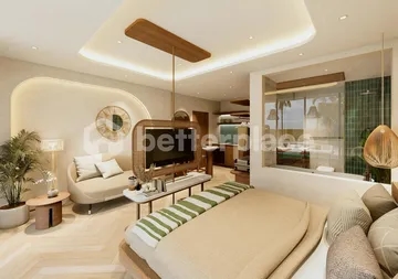 Breathtaking Pool or Garden Views and Modern Living: Elegant Leasehold 1-Bedroom Apartment Near Dreamland Beach