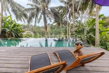 Elevate Your Bali Lifestyle – Luxurious 4-Bed Villa , Minutes from Central Ubud, with Sunrise & Sunset Valley Views, 15-metre Saltwater Pool and Rooftop Terrace