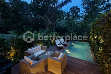 Nature Sanctuary 2-Bedroom Leasehold Villa with River View Lounge in Canggu – Tumbak Bayuh