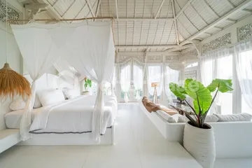 Bohemian Style with Ocean View Villa in a Peaceful Coastal Setting
