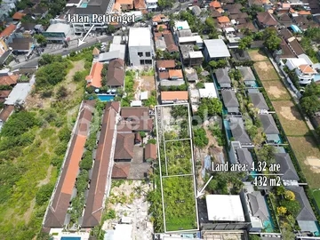 Prime Freehold 4.32 Are Land Investment in Petitenget, Bali