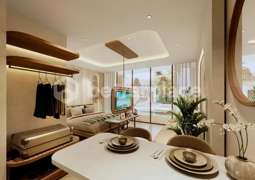 Breathtaking Pool or Garden Views and Modern Living: Elegant Leasehold 1-Bedroom Apartment Near Dreamland Beach