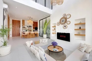 Three-Storey Premium 3-Bed Villa in the Heart of Canggu — Rooftop Pool-Jacuzzi, Open-Air Kitchen and Rice Field Panoramas