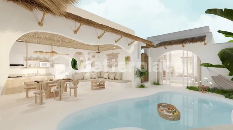 Chic Modern Mediterranean Retreat: Luxurious 2-Bedroom Villa in Uluwatu