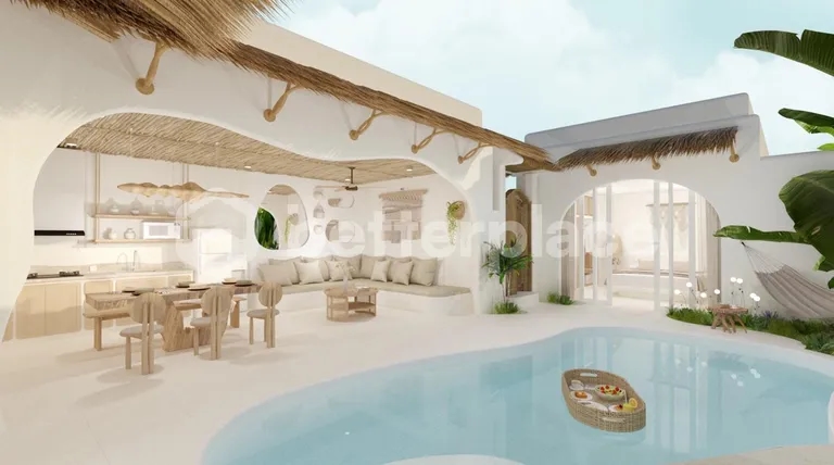 Chic Modern Mediterranean Retreat: Luxurious 2-Bedroom Villa in Uluwatu