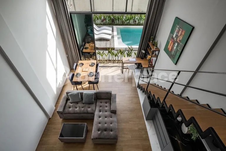 Modern Tropical 1-Bed Apartment in Prime Canggu Location – Perfect Blend of Lifestyle and Investment Value