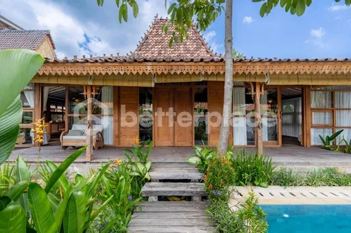 Two Terraces, One Pool, Endless Green — Authentic Joglo 2-Bed Villa Moments from Ubud's Cafés and Yoga Studios