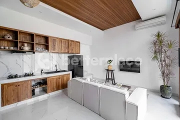Where Luxury Architecture Meets Bali's Timeless Beauty – Premium 3-Bedroom Villa with Unobstructed Ocean & Rice Field Views Only Minutes from Pererenan Beach