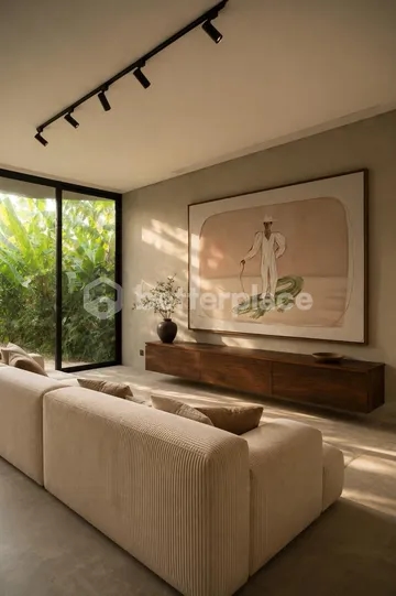 Beautiful Contemporary Villa Surrounded by Rice Fields and Volcano Views with Private Pool Just Three Minutes from Pigstone Beach
