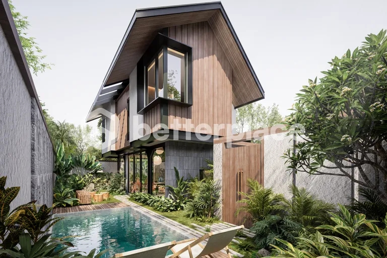 Modern Industrial-Style Villa in Tranquil Kedungu – 2 Bedrooms Near the Beach