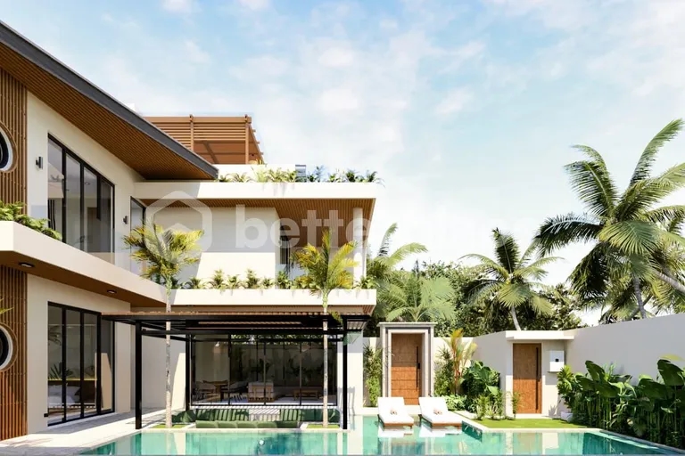 Modern Ocean View Villa with Jimbaran Bay Panorama in Uluwatu
