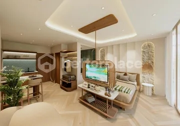 Breathtaking Pool or Garden Views and Modern Living: Elegant Leasehold 1-Bedroom Apartment Near Dreamland Beach