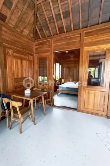 A Harmony of Tradition and Luxury – 2-Bedroom Joglo Villa with Terrace and Pool Near Nyanyi Beach