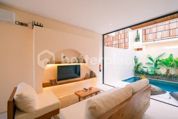 Experience Sophisticated Tropical Living in This Brand-New Fully Furnished Villa with Private Pool and Dedicated Workspace in North Canggu – Buduk