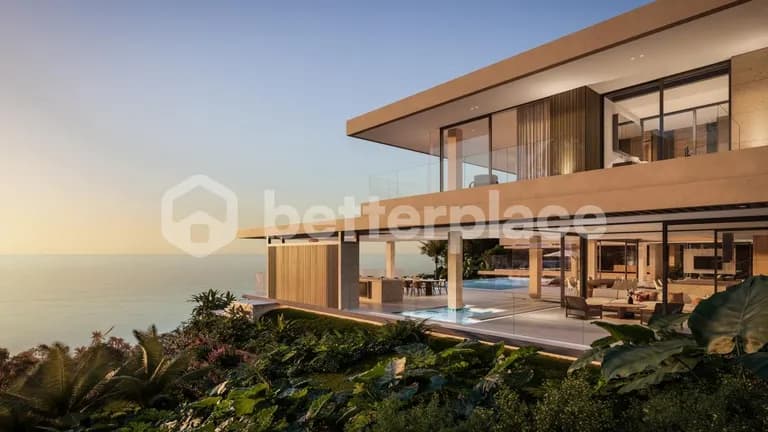 A Masterpiece of Contemporary Island Architecture Offering Unparalleled Privacy 4-Bed Villa, Endless Ocean Views, and Refined Tropical Elegance