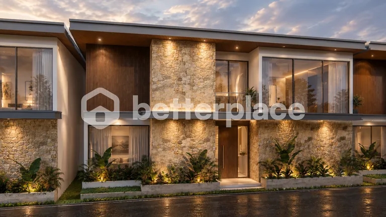 Stylish Tropical Contemporary Villa in Peaceful Ubud – 3 Bedrooms with Jungle & River Views