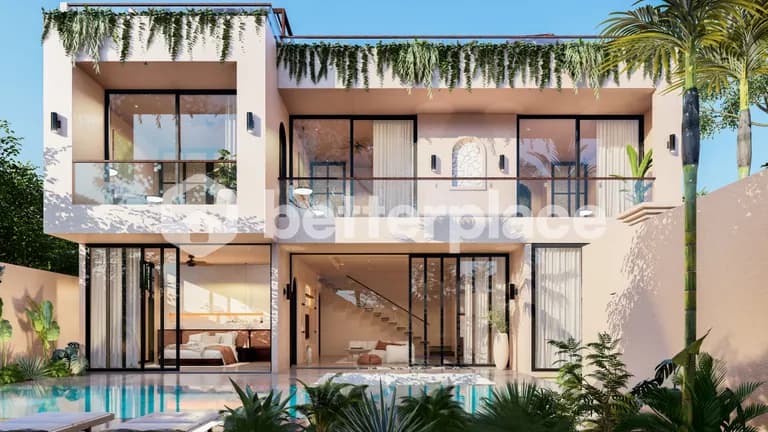 Luxury Modern Villa in Peaceful Canggu, Munggu – 4 Bedrooms with Rooftop & Jacuzzi