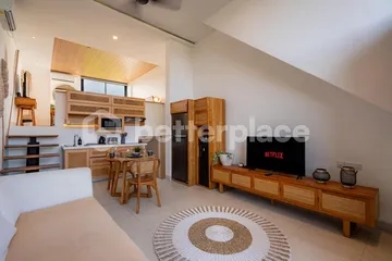 A Charming One Bedroom Loft Apartment in Batu Bolong, Just Few Minutes to The Beach