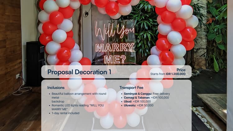Proposal Decoration