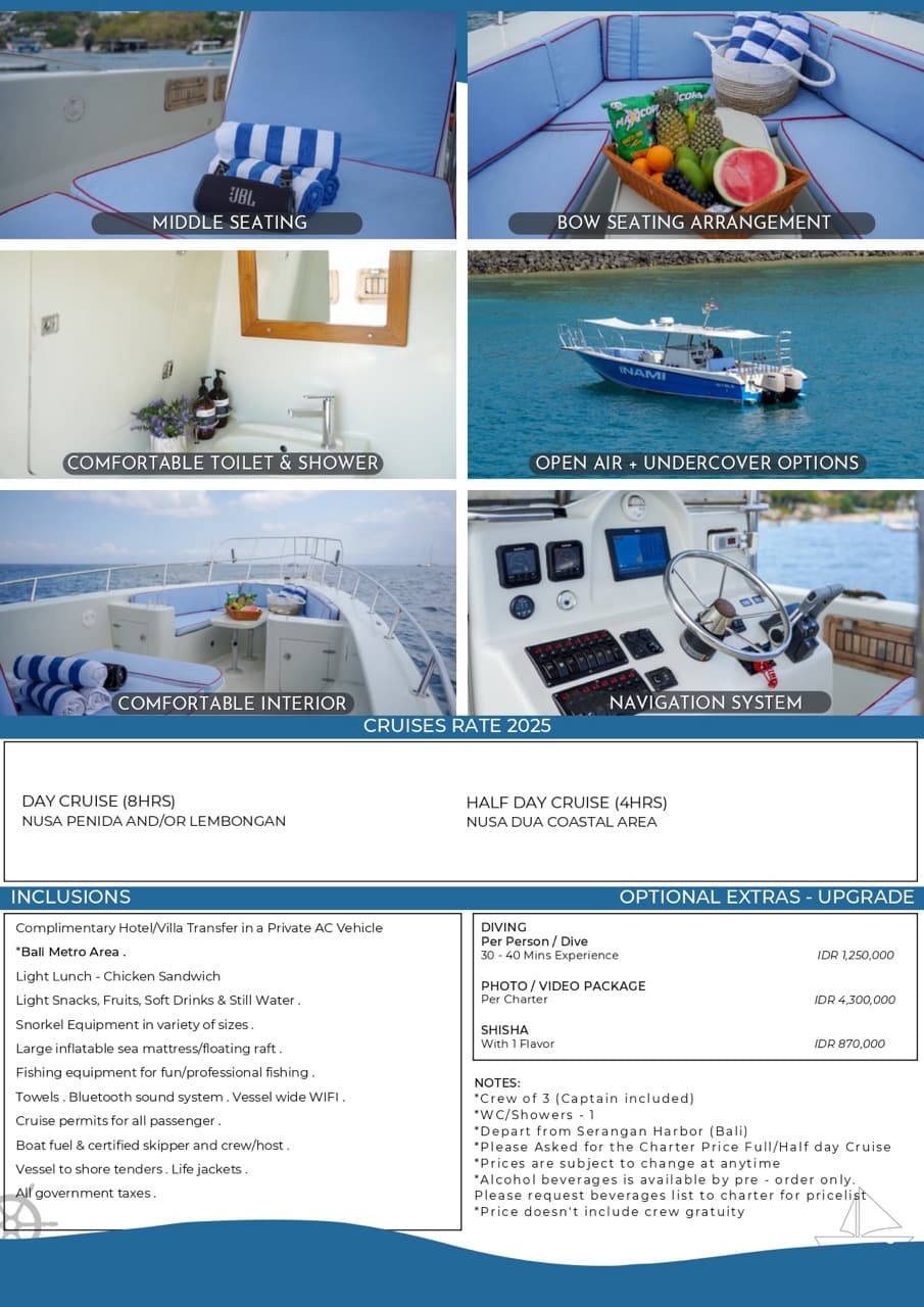 Private Yacht INAMI - Image 3
