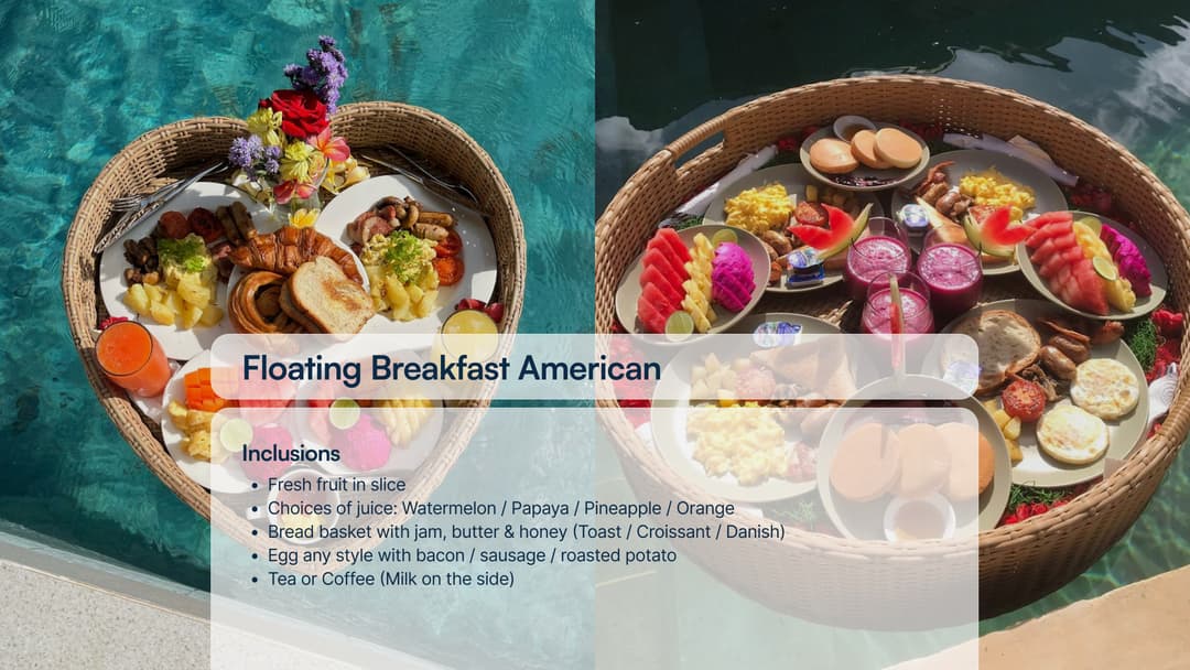Private Chef Floating Breakfast