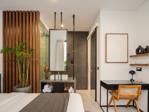 1BR Private Suite with Shared Pool