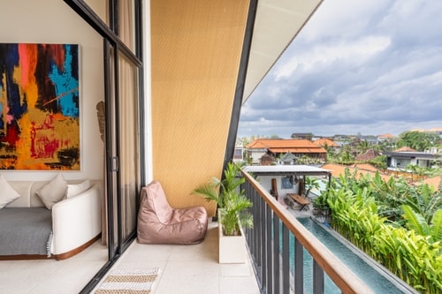 Karra 11 - 1BR Apartment with Shared Pool, Canggu