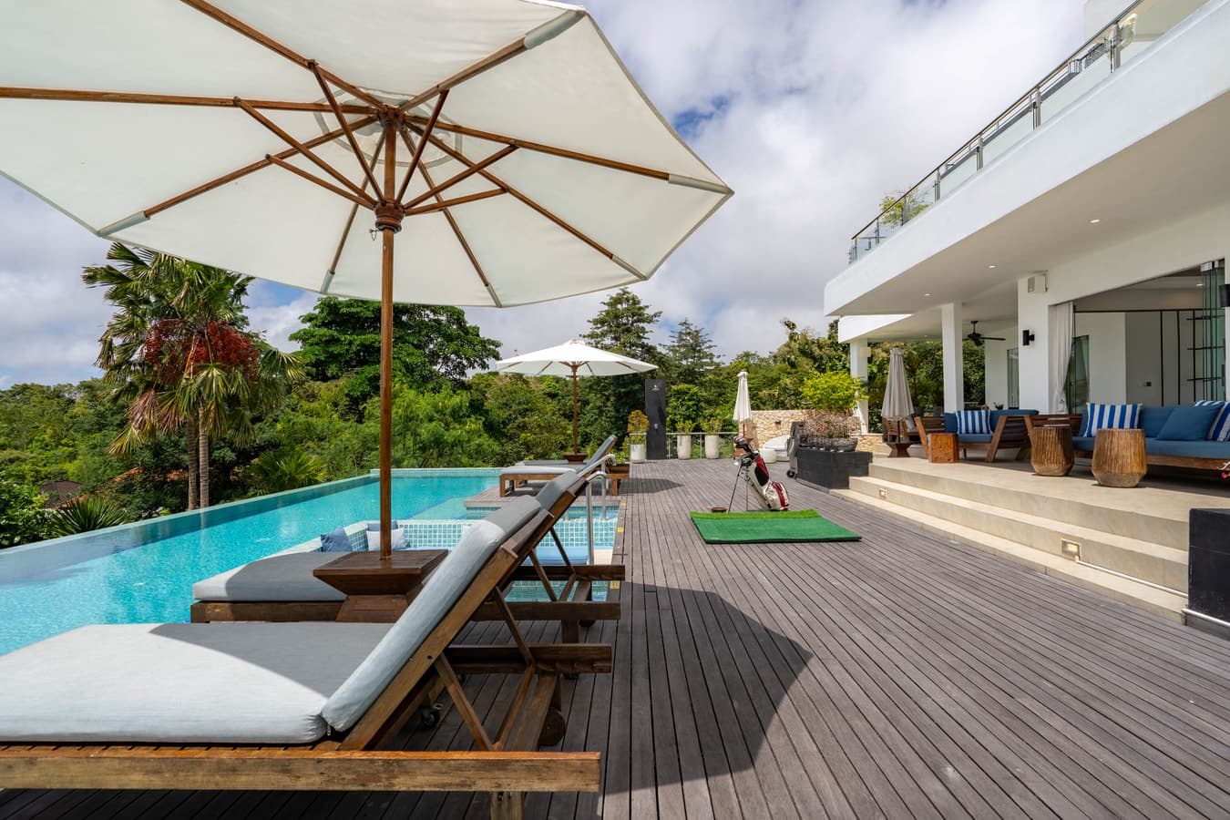 5BR Uluwatu’s Ocean View Villa | Gym & Mini Golf