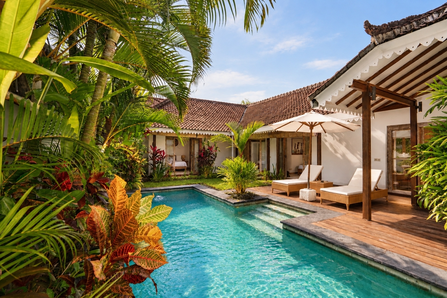 Santi - 3BR Villa with Pool & Daybed, Canggu