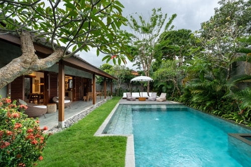 Chic 3BR Villa | Landscaped Pool & Nature Views