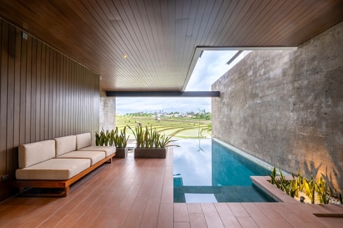 Auraya - 3BR Villa with Paddy View Pool, Canggu