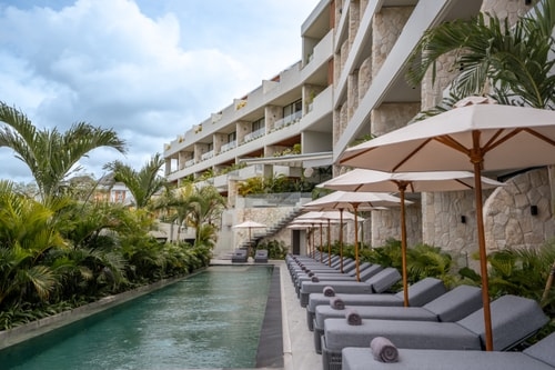 1BR Canggu Balcony Studio | Sunset Rice Field View