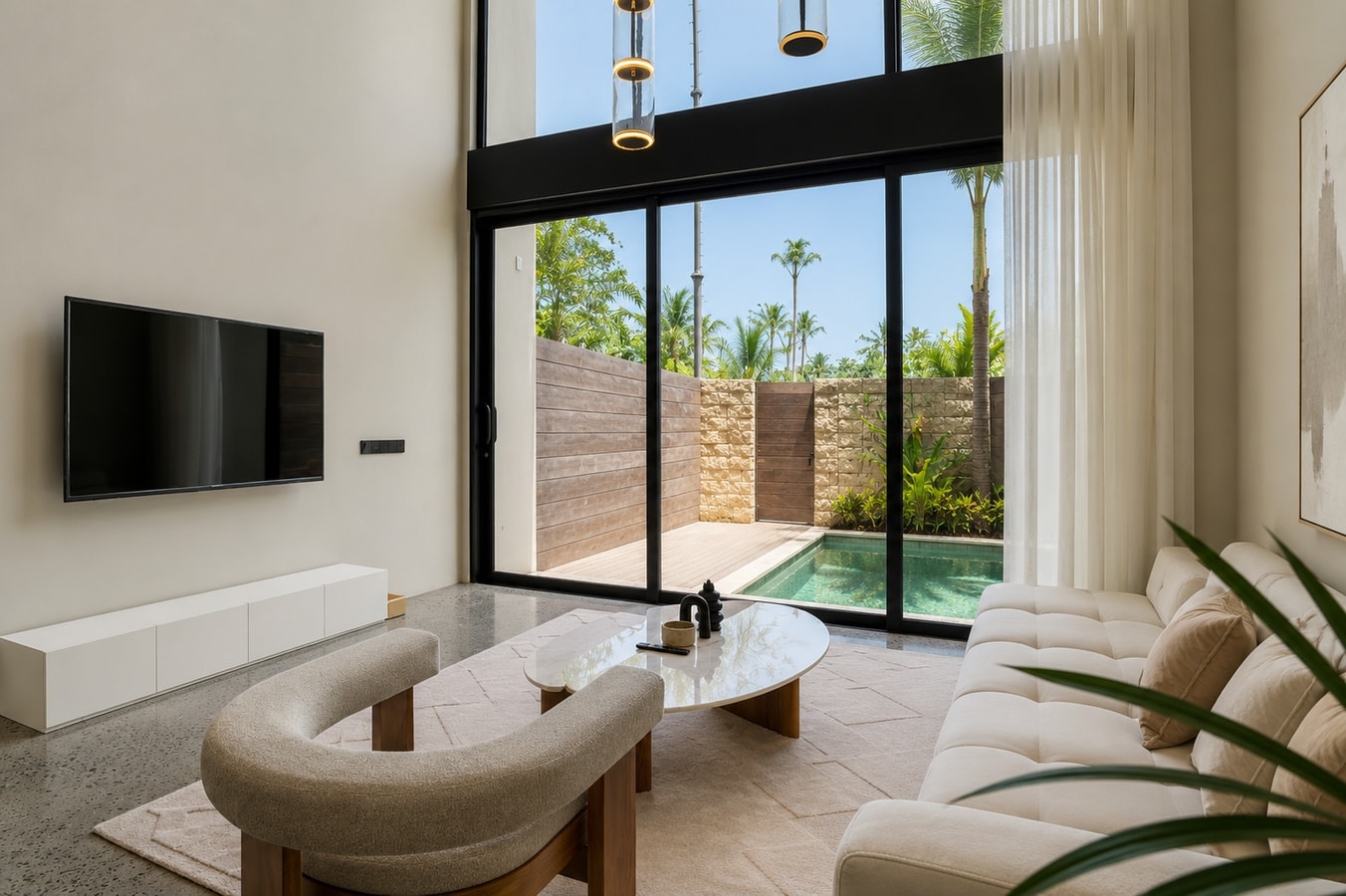 3BR Private Pool Townhouse in Nuanu, Canggu